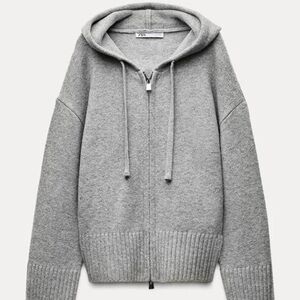 New Zara zip up hoodie